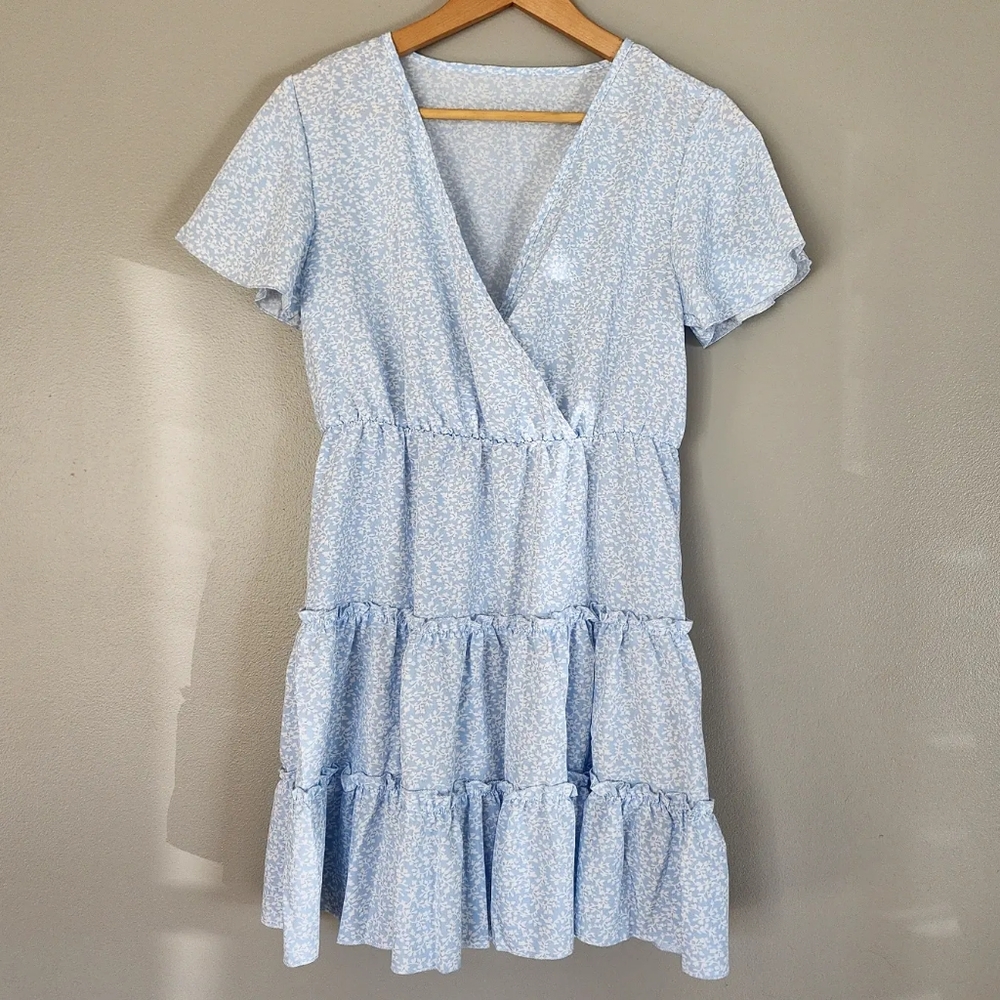 Pastel blue cottagecore dress 💙